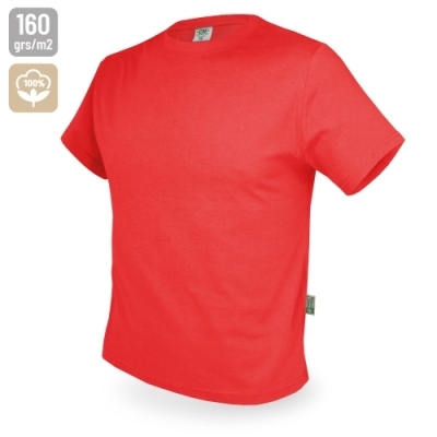 Camiseta de Algodón en Color Rojo